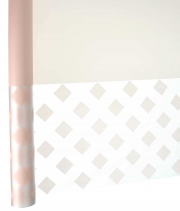 Изображение товара Пленка для цветов Бриллиант Бледно-розовый Корея